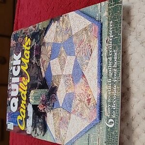 rare vintage "Quilting Quick Candle Mats" pattern book (Soft Cover)